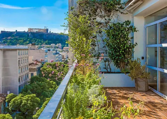 Hidesign Athens Art Loft Penthouse Acropolis View